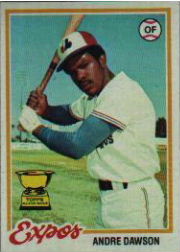 1978 Topps Baseball Cards      072      Andre Dawson